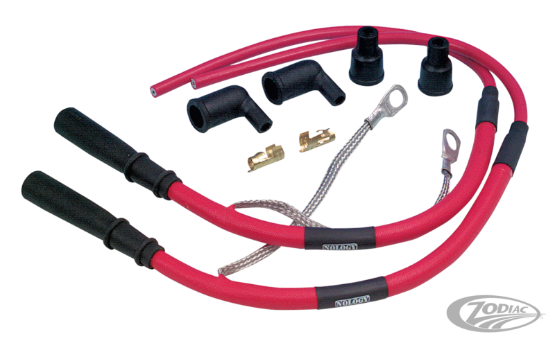 Hot-Wires 2x90dgr. conv. FXST/Dyna red (DE)