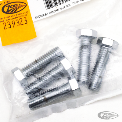 5pck Chr. hex head screws 7/16-14x1 1/2" (DE)