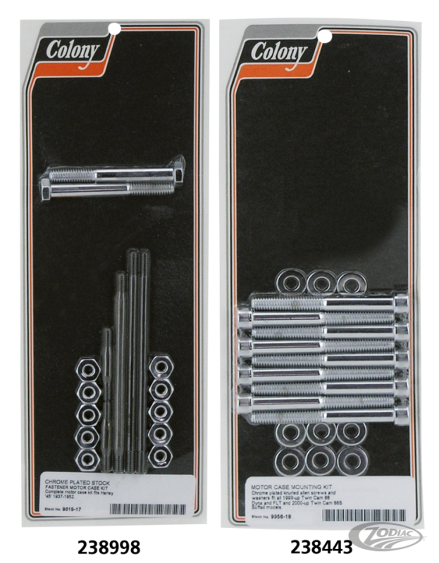 Chrome allen crankcase bolt kit XL77-90 (DE)