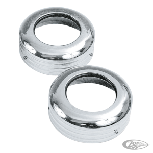 Fork leg dust Covers Ball milled chr set