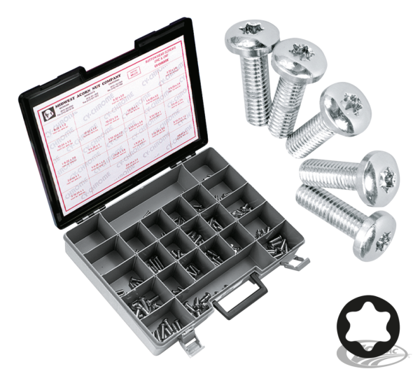 Ass.Tray torx button head screws 20 size (DE)