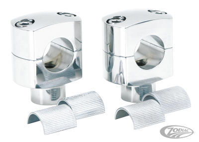 GZP Chrome billet short riser set w/slee