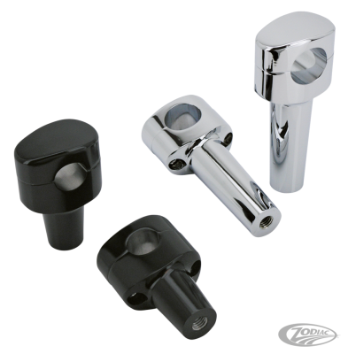 GZP Chrome 5" riser set for 1" handlebar