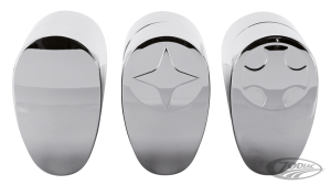 GZP Fusion oval risers 2" Smoothie Chrom (DE)