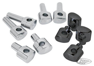 GZP Fusion tilt risers 3" Smoothie Chrom