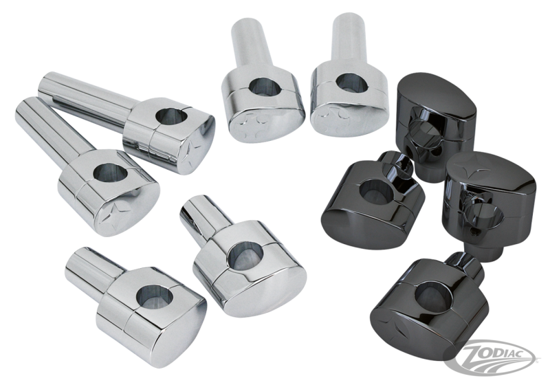 GZP Fusion tilt risers 3" Crossblade Chr (DE)