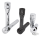 GZP Custom Detonator chrome 4" risers (DE)