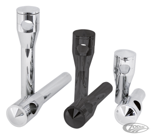 GZP Custom Detonator chrome 6" risers