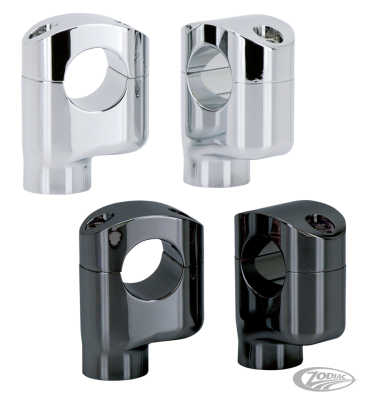 GZP Chr offset risers 3.25" high 1.25" b (DE)