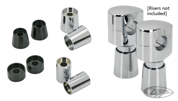 GZP Blk 1-1/2" tapered riser extension 1 (DE)