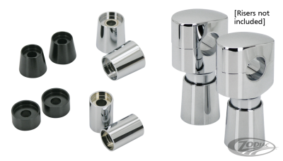 GZP Blk 1-1/2" straight riser extension (DE)