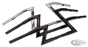 GZP Matt Blk Z-bar 6"rise TBW smoke LED (DE)