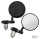 GZP Solo black 1" bar-end cafe mirrors