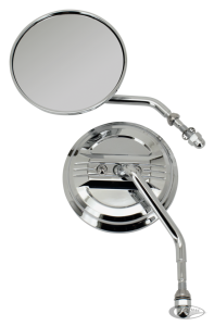 GZP Chrome Airfoil round mirror set (DE)