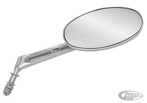GZP Oval mirror solid stem R/H (DE)