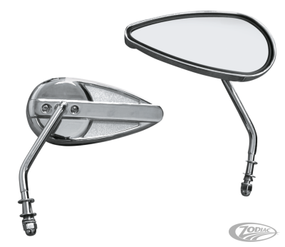 GZP Chrome HD style teardrop mirror p (DE)