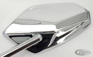 GZP Chr Deluxe Street Rod mirrorset (DE)