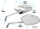 GZP Chr Deluxe Street Rod mirrorset (DE)