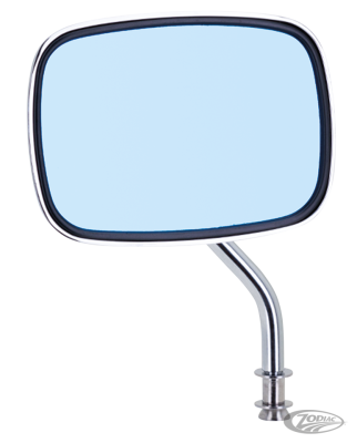 GZP Blue Glass Die-cast mirror 5" ste (DE)