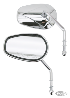 GZP Chrome Diamondback mirror left alu s (DE)