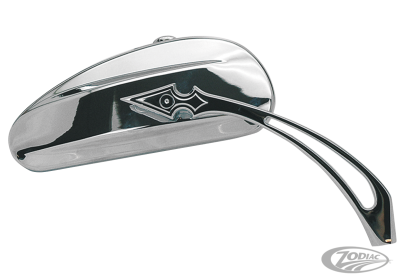 GZP Chrome Custom slimline mirror Rig