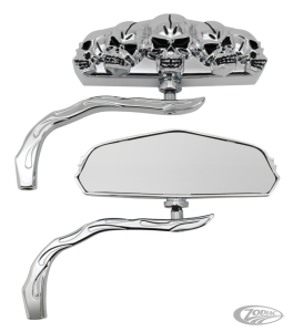 GZP Chrome Skull vision mirror set (DE)