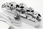 GZP Chrome Skull vision mirror set