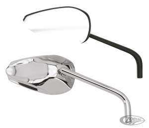 GZP Chrome Cobra mirror set w/round s