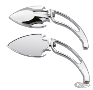 GZP Chrome Scarab mirrorset