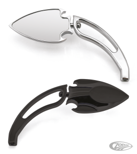 GZP Chrome Scarab mirrorset