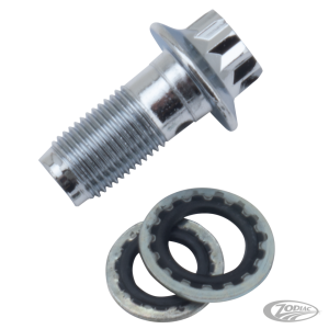 GZP Chrome banjo bolt 7/16"-24