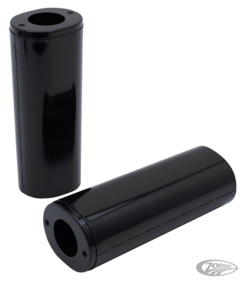 GZP Black Slider covers (pair) +2"