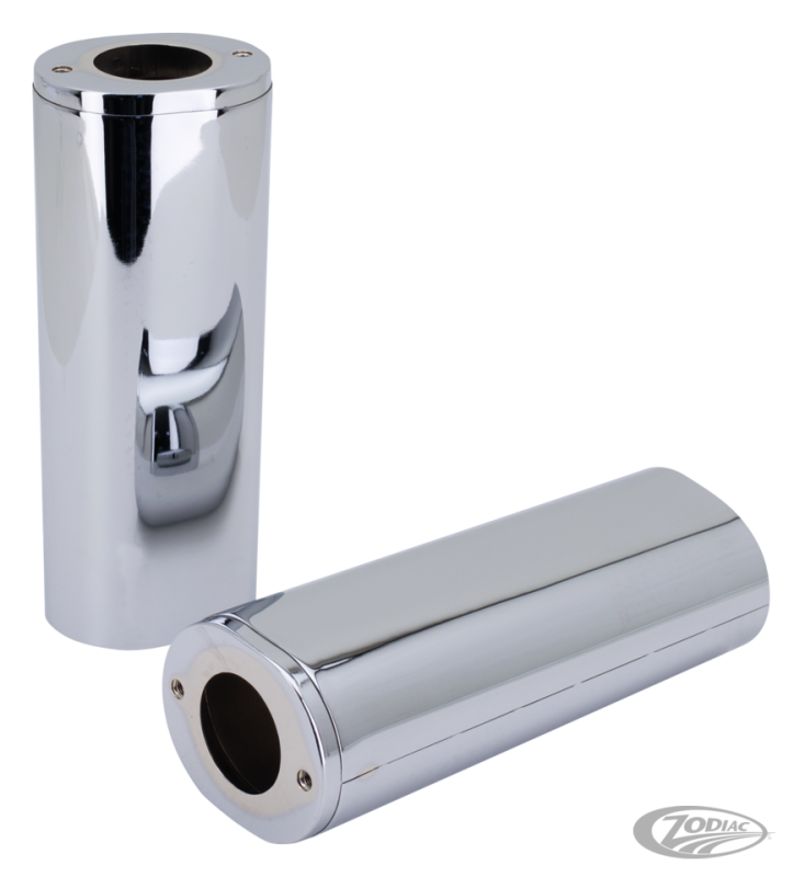GZP Slider covers (pair) +2", chrome (DE)