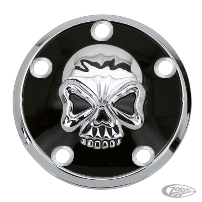 GZP Skull blck/chrome points cvr TC99-17