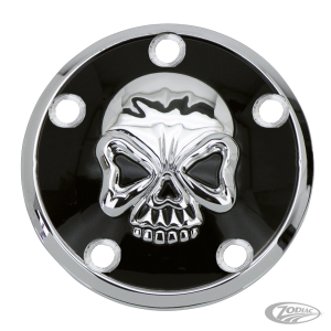 GZP Skull blck/chrome points cvr TC99-17