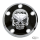 GZP Skull blck/chrome points cvr TC99-17