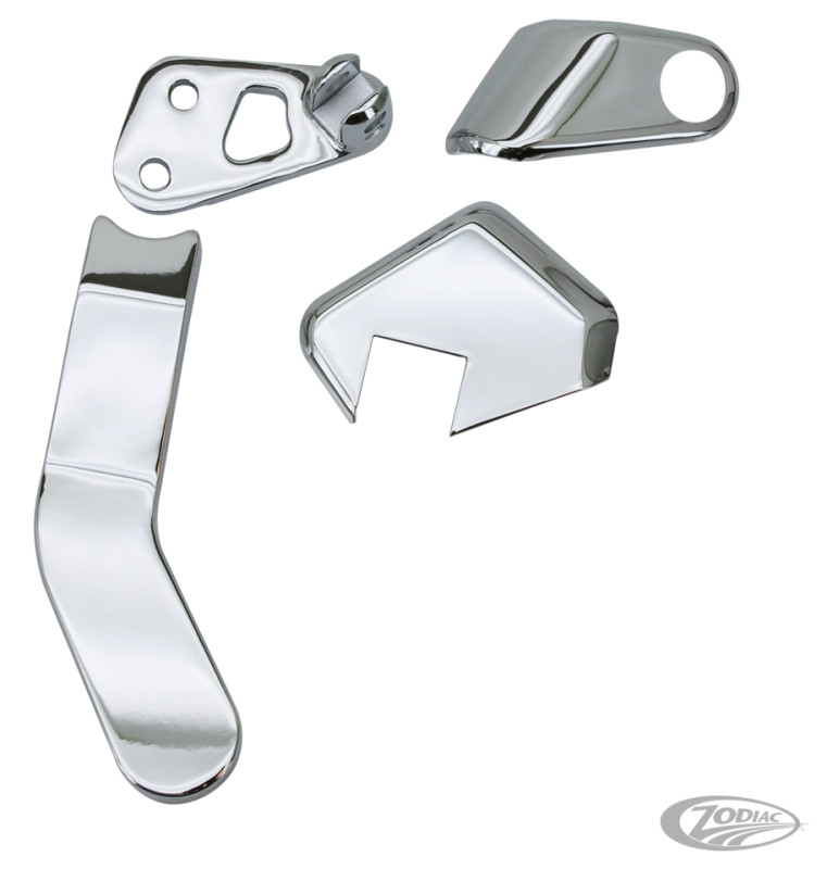 GZP Chr Passenger brckt & cover set FXD (DE)