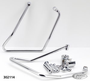GZP Chrome Saddlebag support kit XL94 (DE)