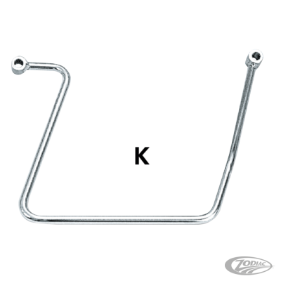 GZP Saddlebag supports FXD91-17 FXDWG91- (DE)