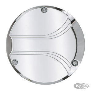 GZP Chrome billet Crested derbycover BT7 (DE)