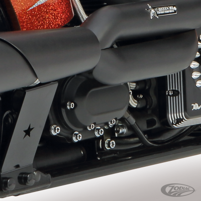 GZP matt Black clutch cover FXD06 BT07-u