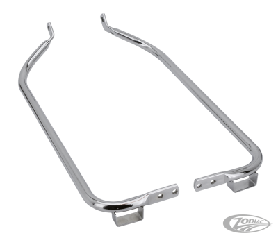 GZP Chrome saddlebag support kit FLH/T09