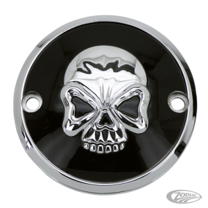 GZP Skull blck/chrome points cover horiz