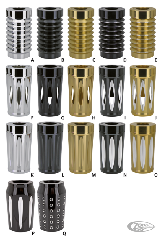 GZP Black Talon fork covers FLH/T14-U (DE)