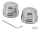 GZP Chrome axle covers FLH/T00-07 FXD04- (DE)