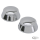 GZP Chrome swingarm pivot covers XL04