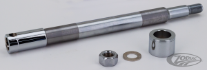 GZP Chrome front axle kit FXST07-up FLH0