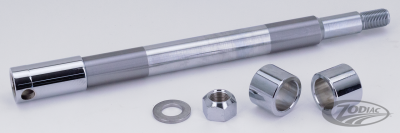 GZP Chr front axle kit FLH/T08-up