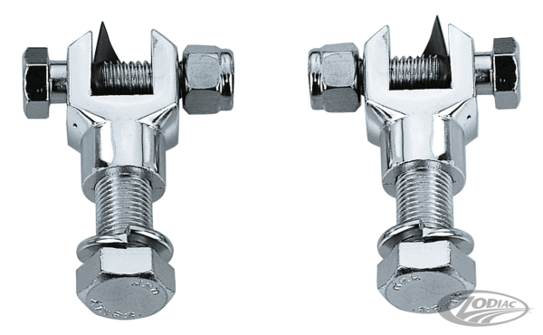 GZP Chrome footpeg supports w/hardwar (DE)