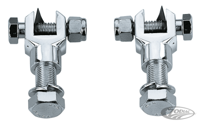GZP Chrome footpeg supports w/hardwar (DE)